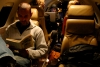 Mark Byerly Calmly Reading During Turbulence