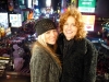 Stacy Michelle and Barbara Payton NYE in Times Square