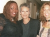 Barbara Payton and Thornetta Davis with Jamie Lee Curtis on The View